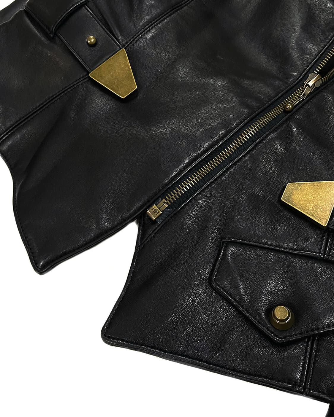 Alexander Wang 패디드 레더 라이더 자켓 상품이미지8