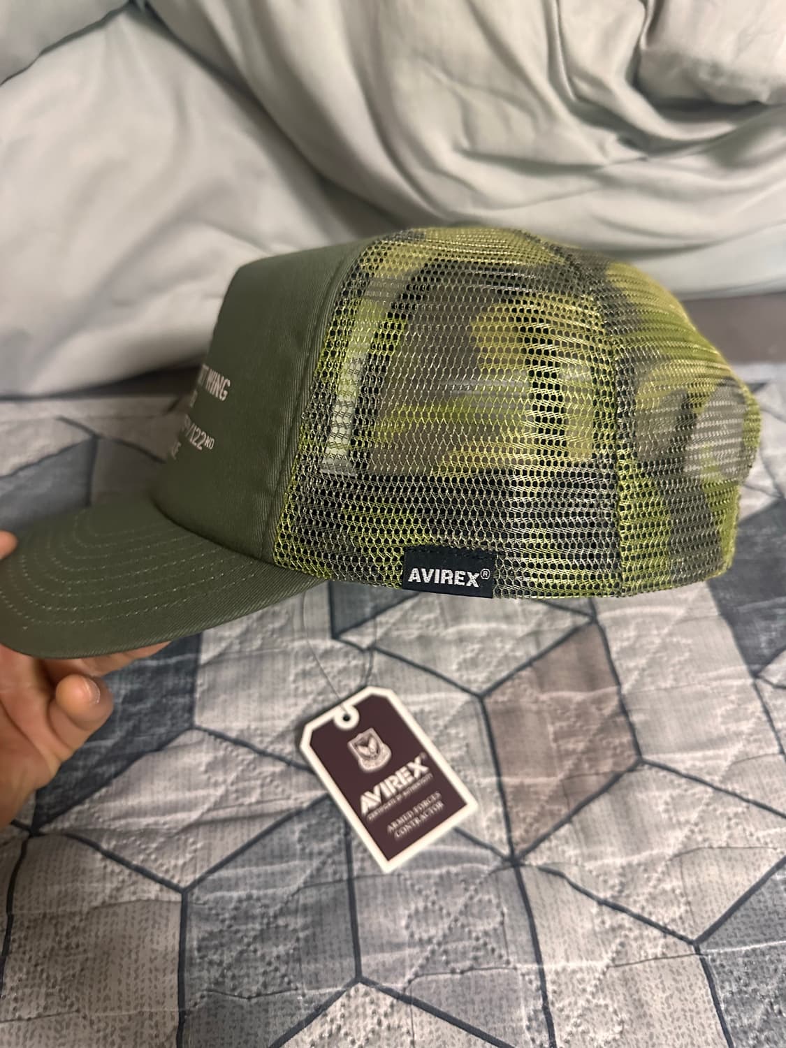 아비렉스 매쉬 볼캡 상품이미지3