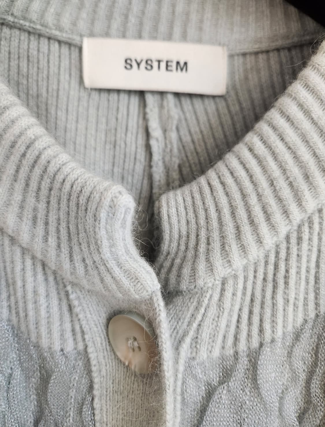 시스템 라쿤울블렌드 가디건 프리사이즈 상품이미지6