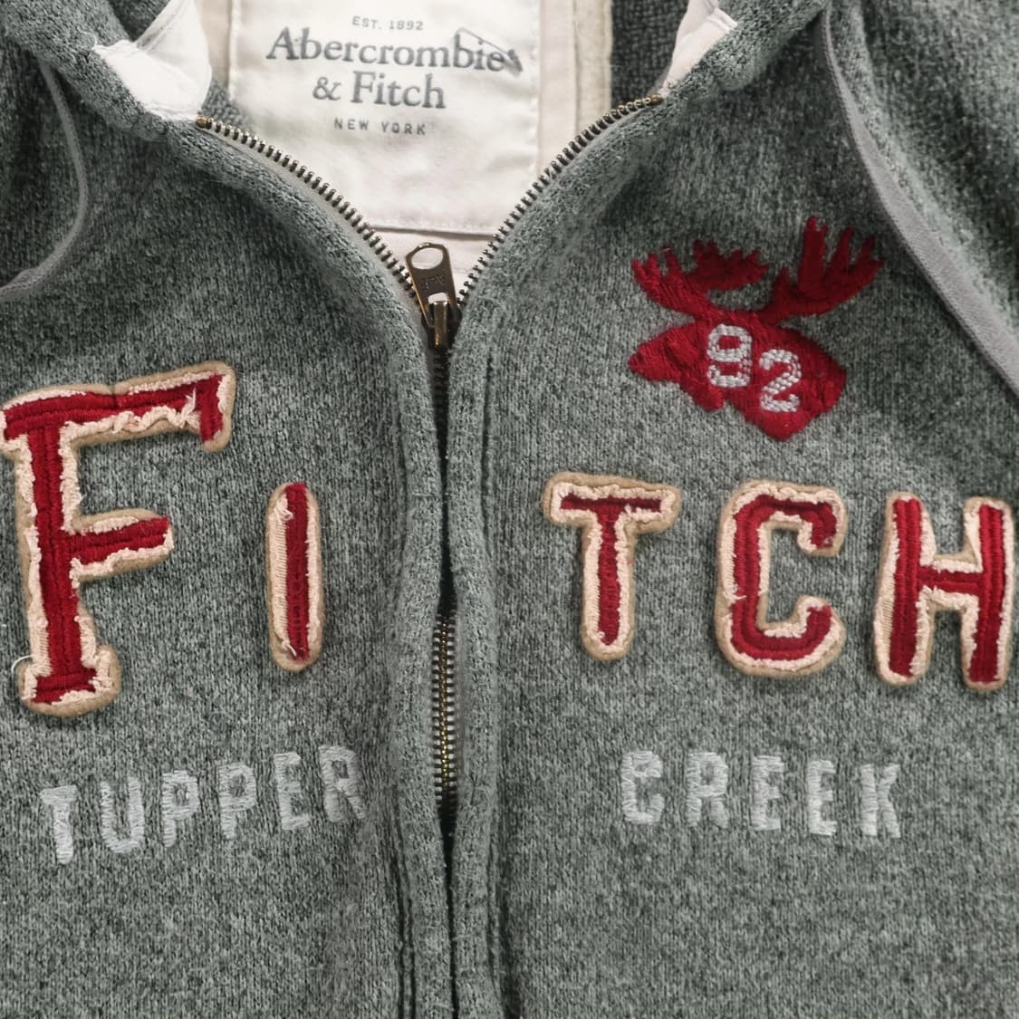 아베크롬비 앤 피치 Y2K 빈티지 스타일 후드 집업 상품이미지3