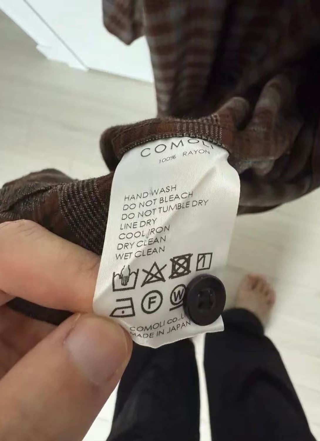 코모리 레이온 반팔 셔츠 상품이미지3