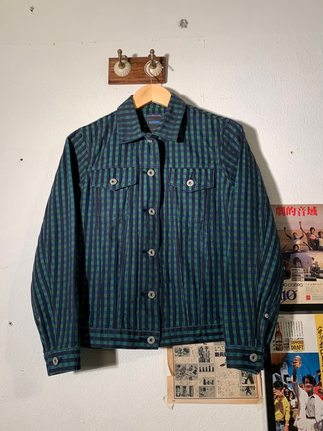 네이버후드 2002년도 체크패턴 자켓 상품이미지1