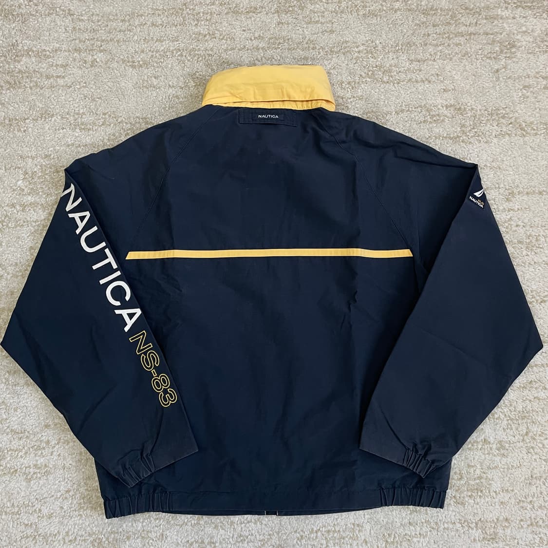 [M] 00s 노티카 빅로고 올드스쿨 윈드브레이커 바람막이 집업 자켓 상품이미지8