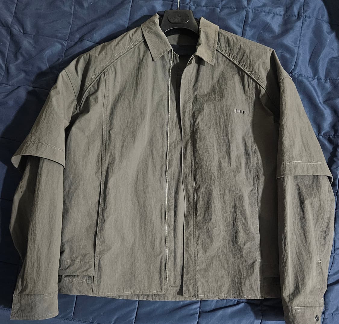 준지 23FW 나일론 레이어드 셔츠집업 상품이미지1