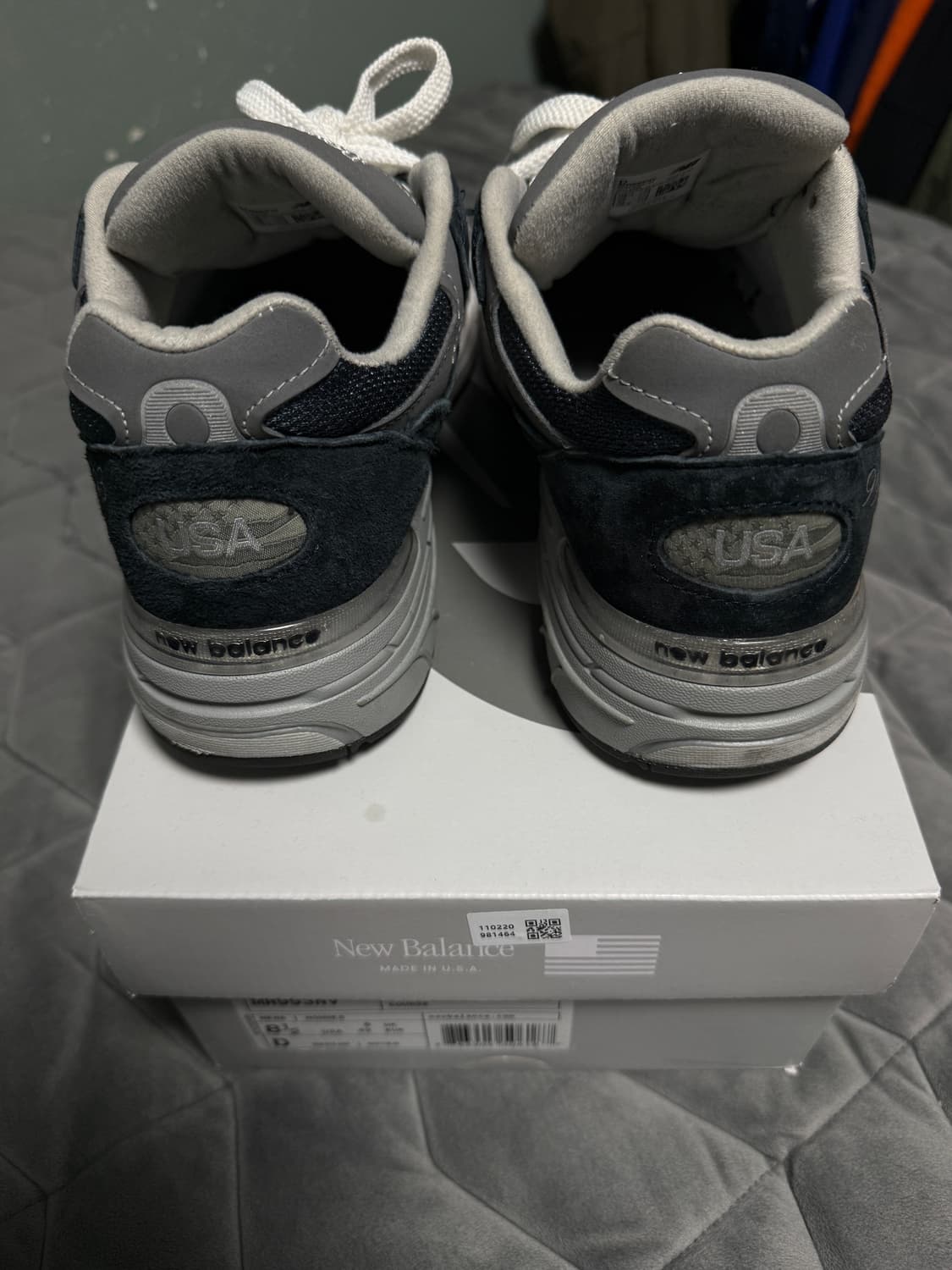 뉴발란스 993 네이비 265 실착 1회 상품이미지4