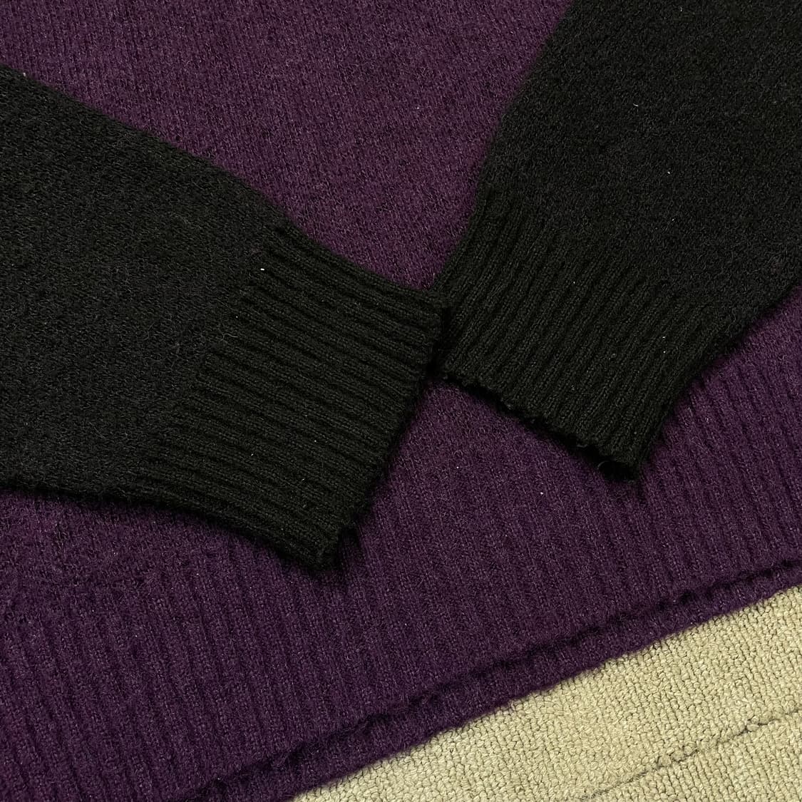 NOT CONVENTIONAL japan 배색 니트 상품이미지3