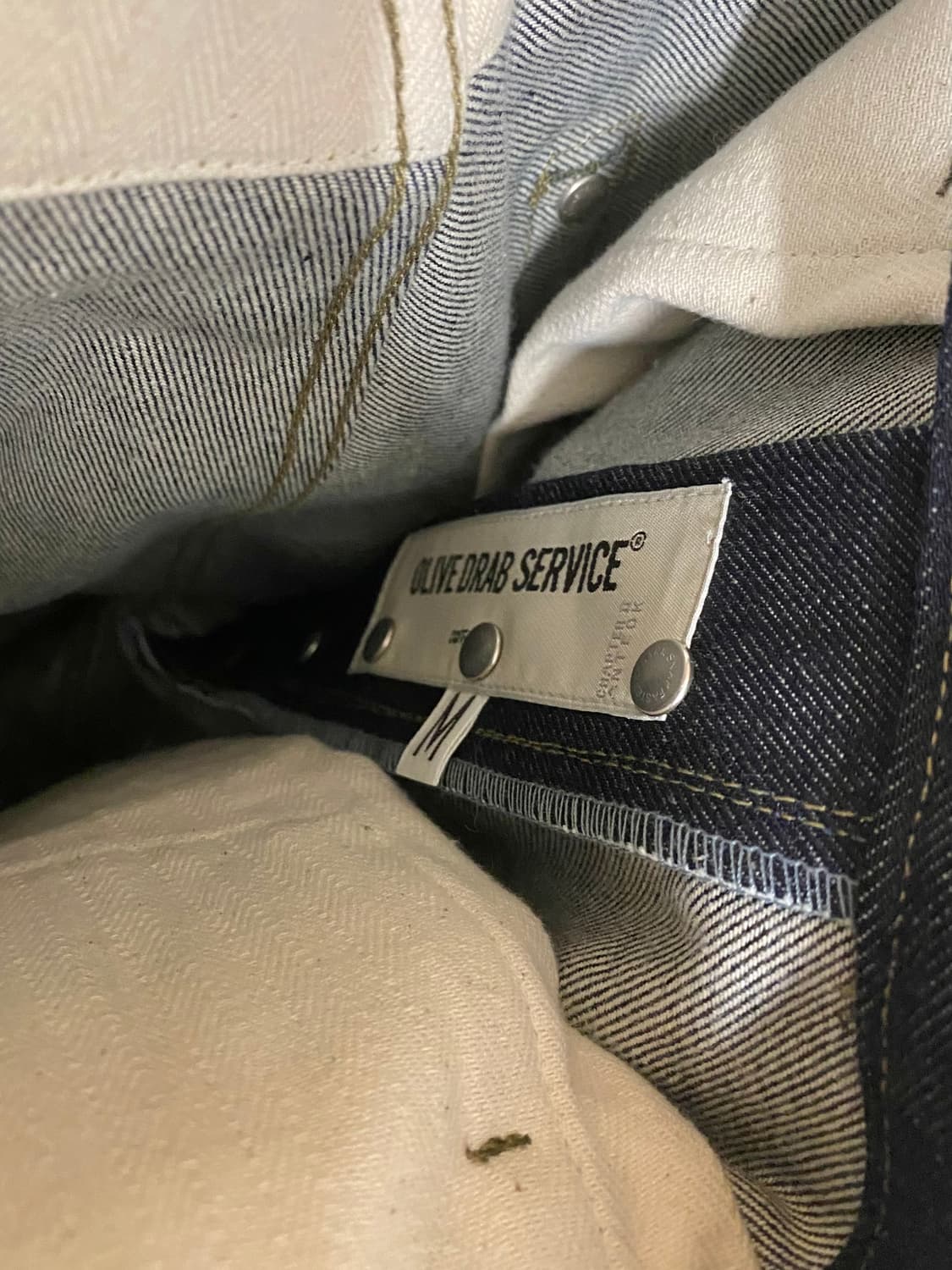 (새상품) OLIVE DRAB SERVICE denim pants  상품이미지8