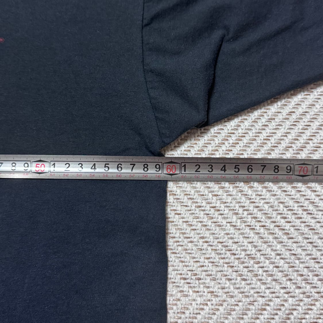 (XL) 90s 빈티지 DARE 블랙 티셔츠 후룻 상품이미지6