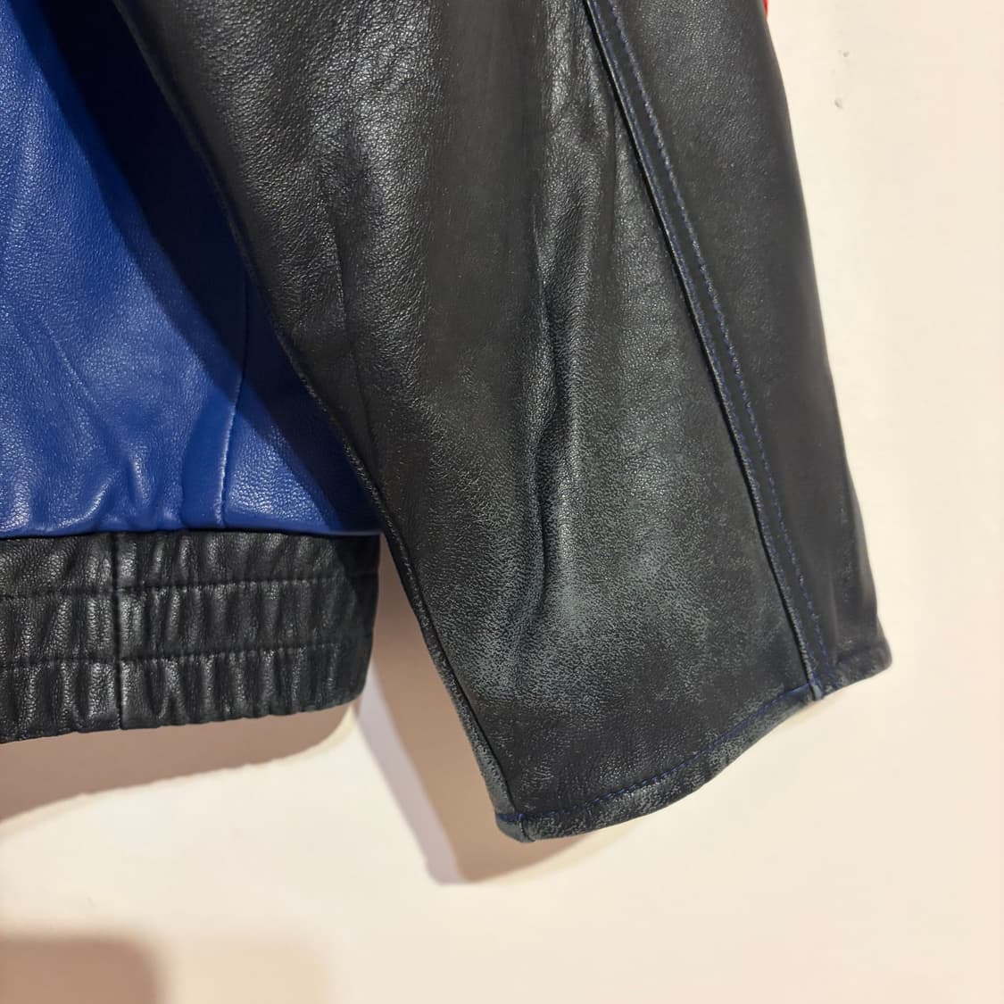 00s Adidas Run Dmc Leather Jacket 상품이미지6