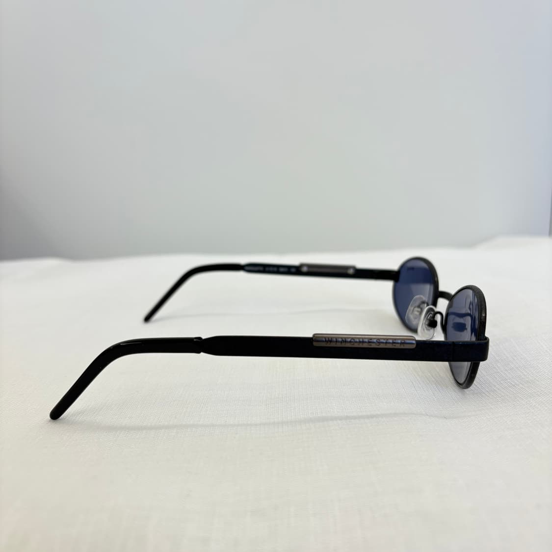WINCHESTER 블랙 오벌 선글라스 상품이미지4