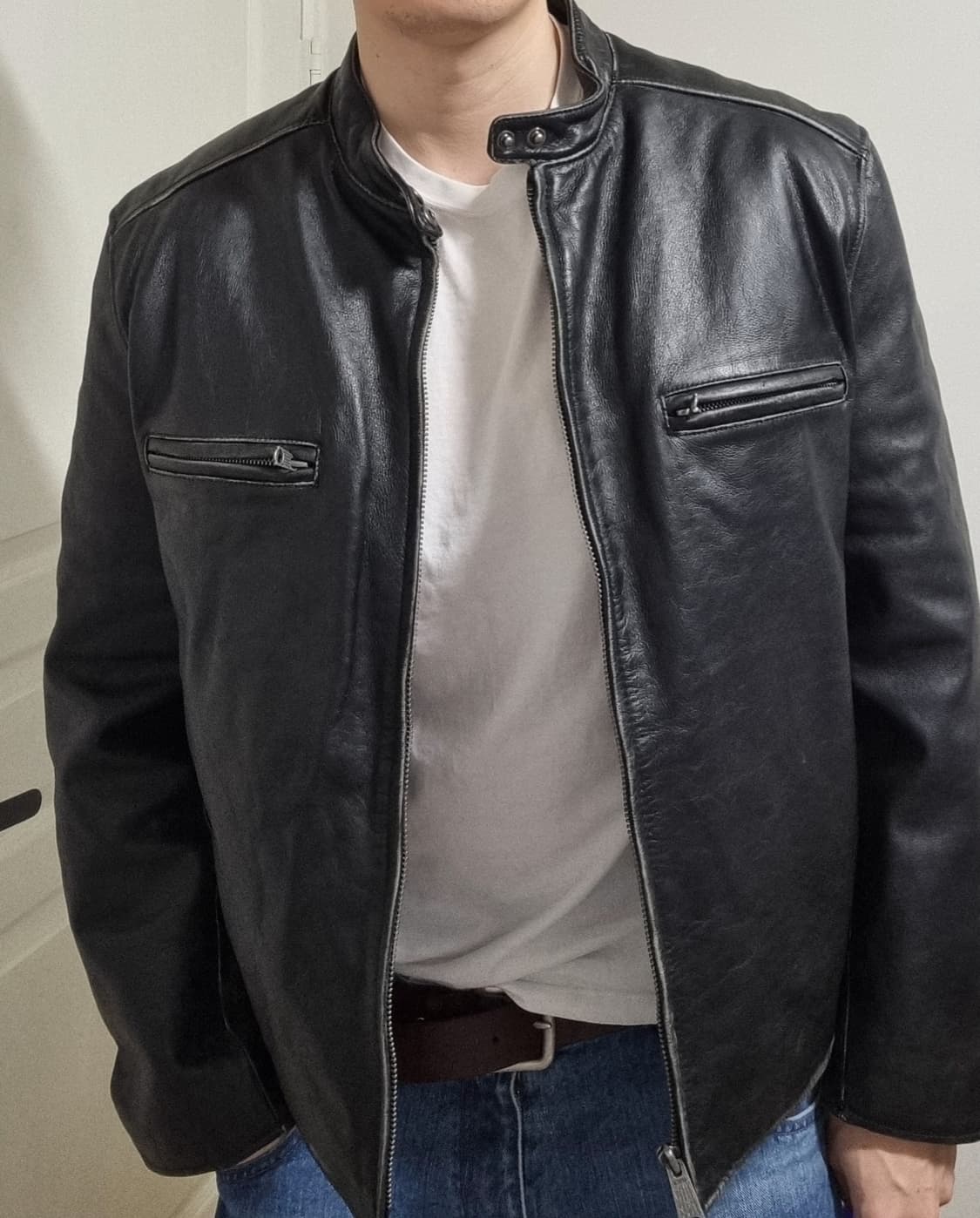리바이스 리얼레더 바이크 자켓 상품이미지6