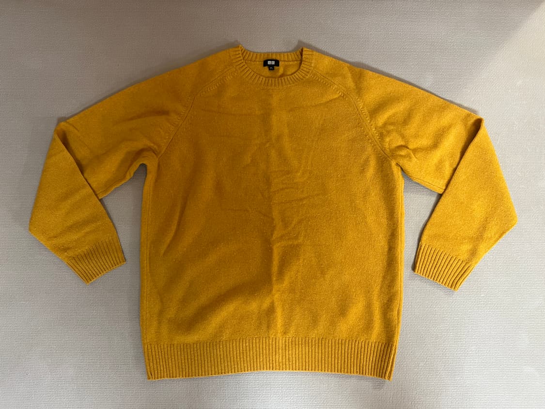 무료배송 - 유니클로 니트(머스타드) XXL 상품이미지1