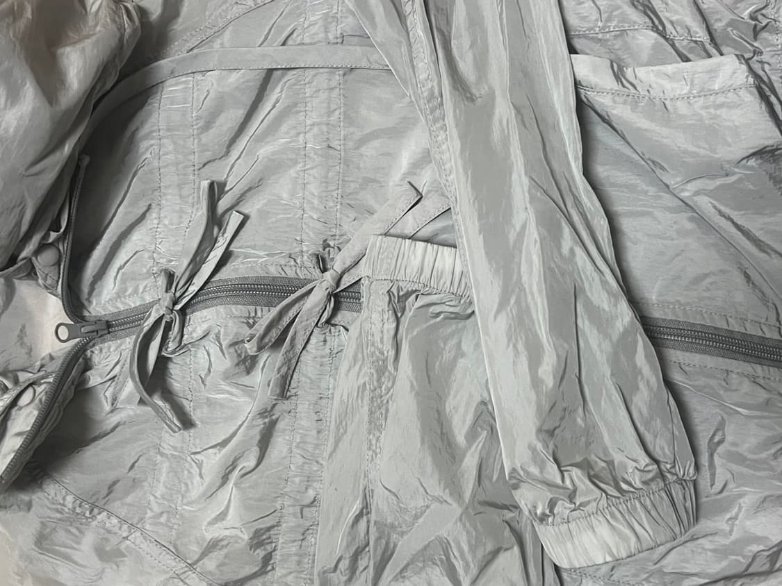 파르티멘토 우먼 쉬어 리본 트랙 자켓 라이트 그레이 상품이미지2