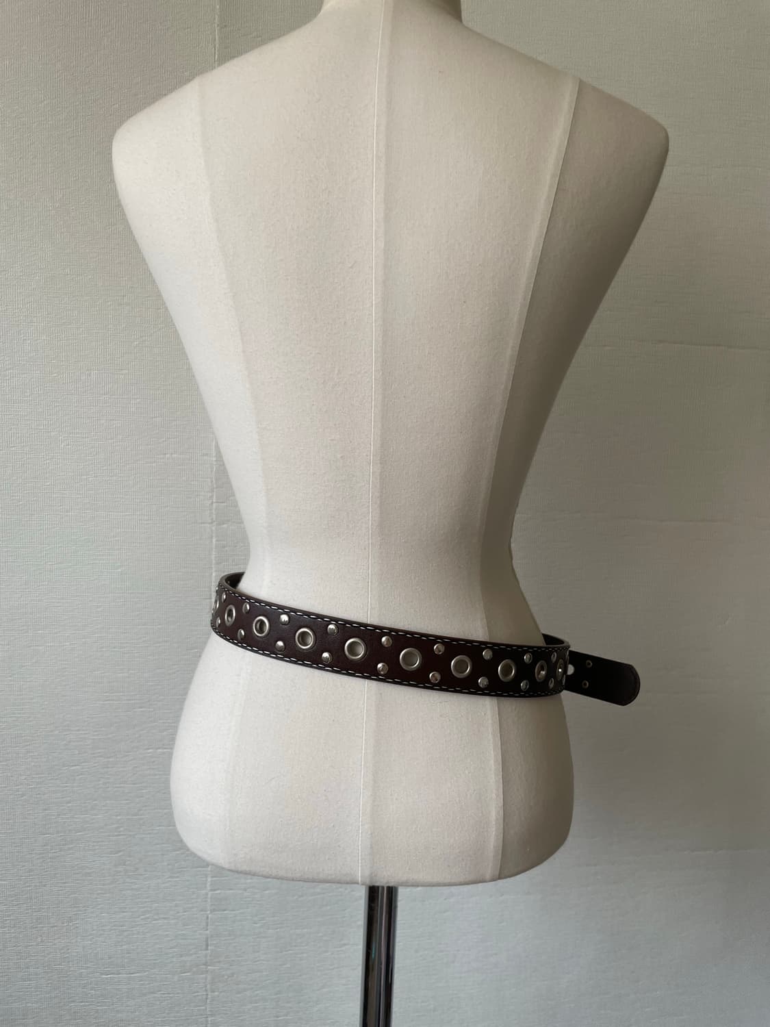 Brown Western Eyelet Belt 상품이미지5