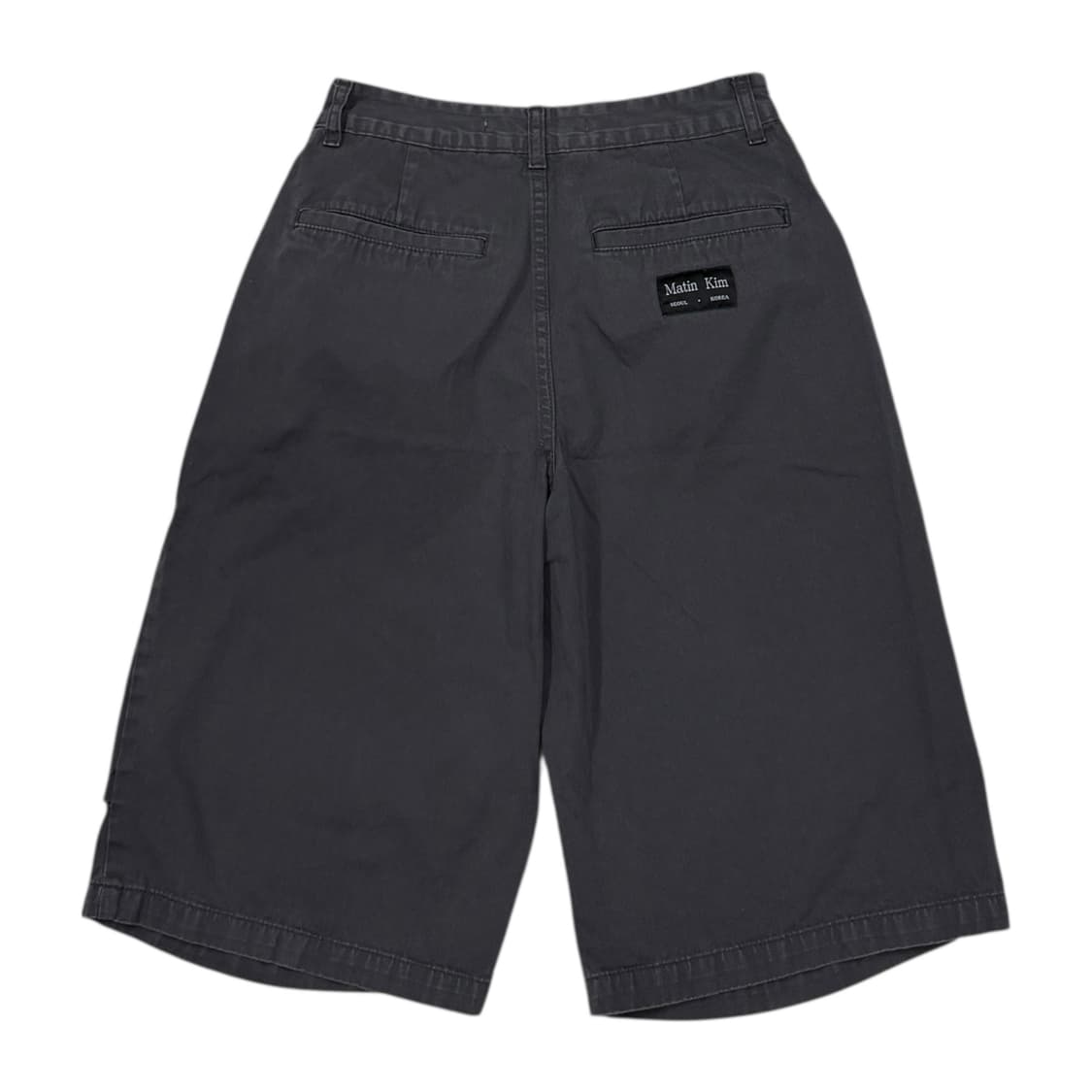 마뗑킴 프론트 포켓 버뮤다 팬츠 바지 차콜 S 상품이미지2