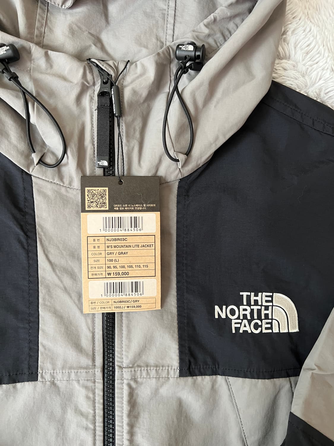 (새상품) 노스페이스 마운틴 라이트 자켓 그레이 L 상품이미지3