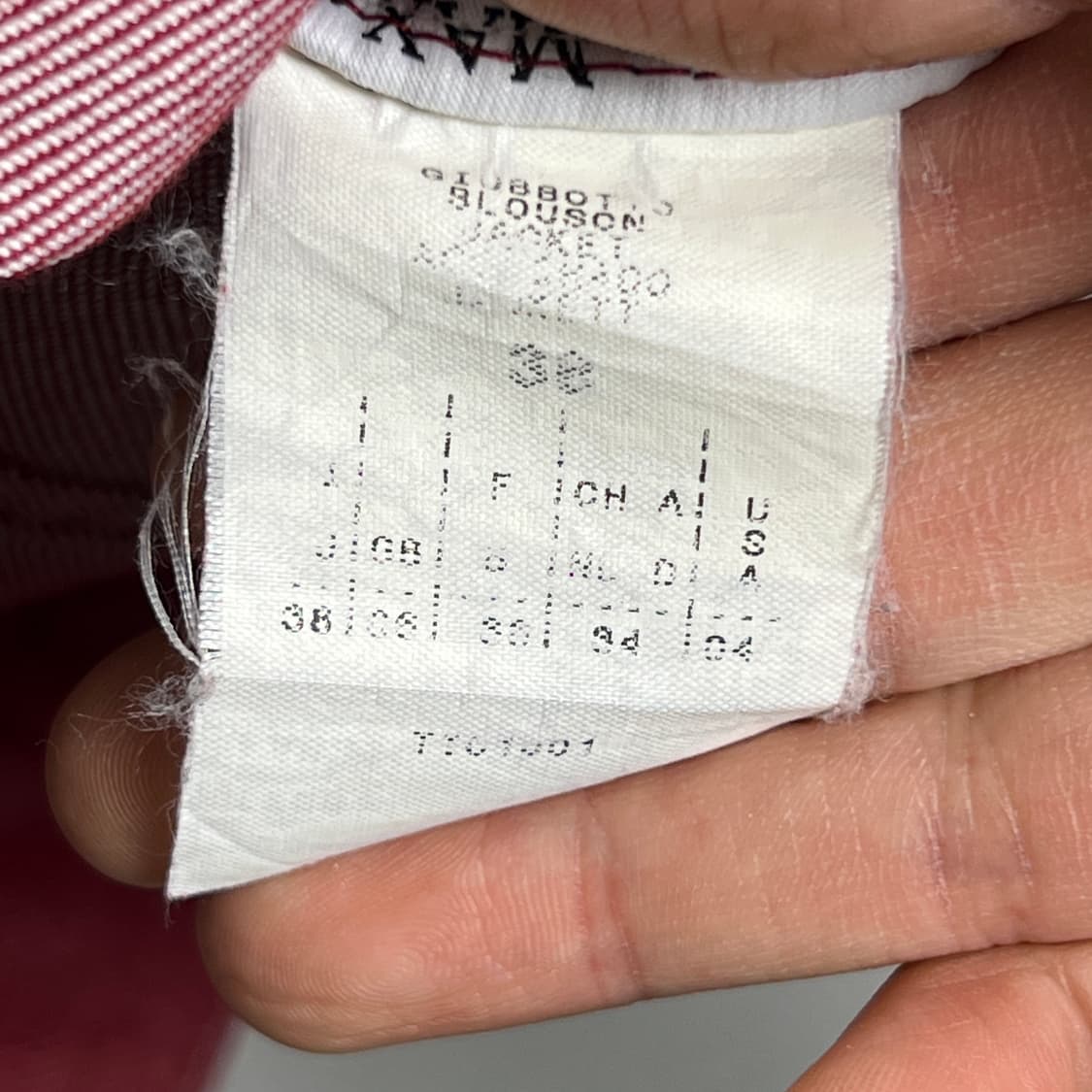 막스앤코 레드 데님 코튼 트러커 자켓 38 상품이미지10