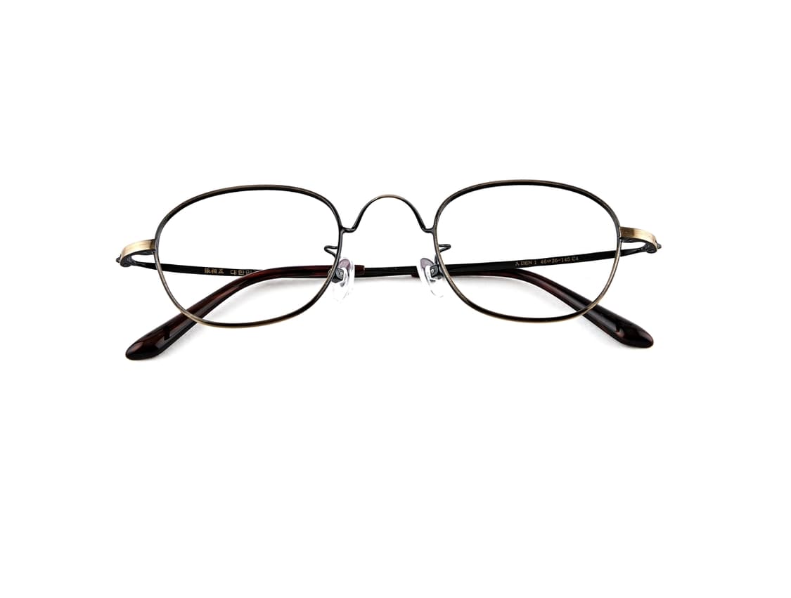 46사이즈 앤틱스퀘어 안경(새상품) 상품이미지3