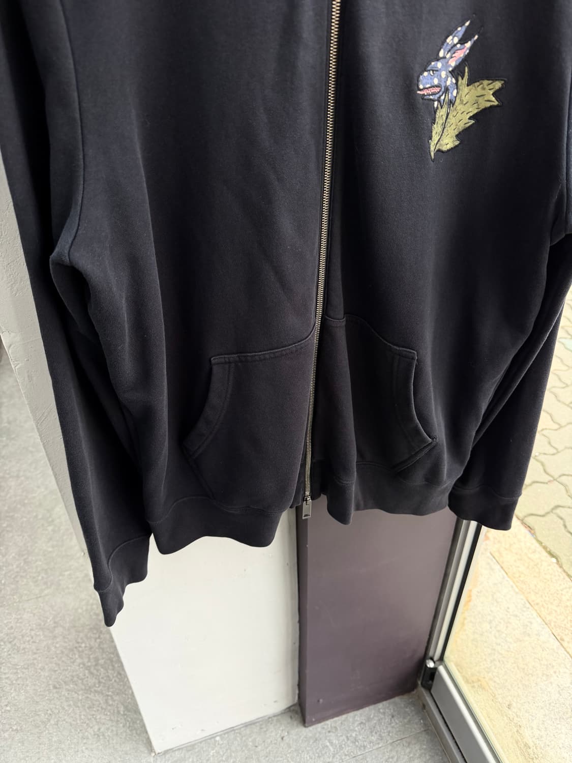 XL/ 버버리 포켓몬 드래곤 자수 후드집업 상품이미지4