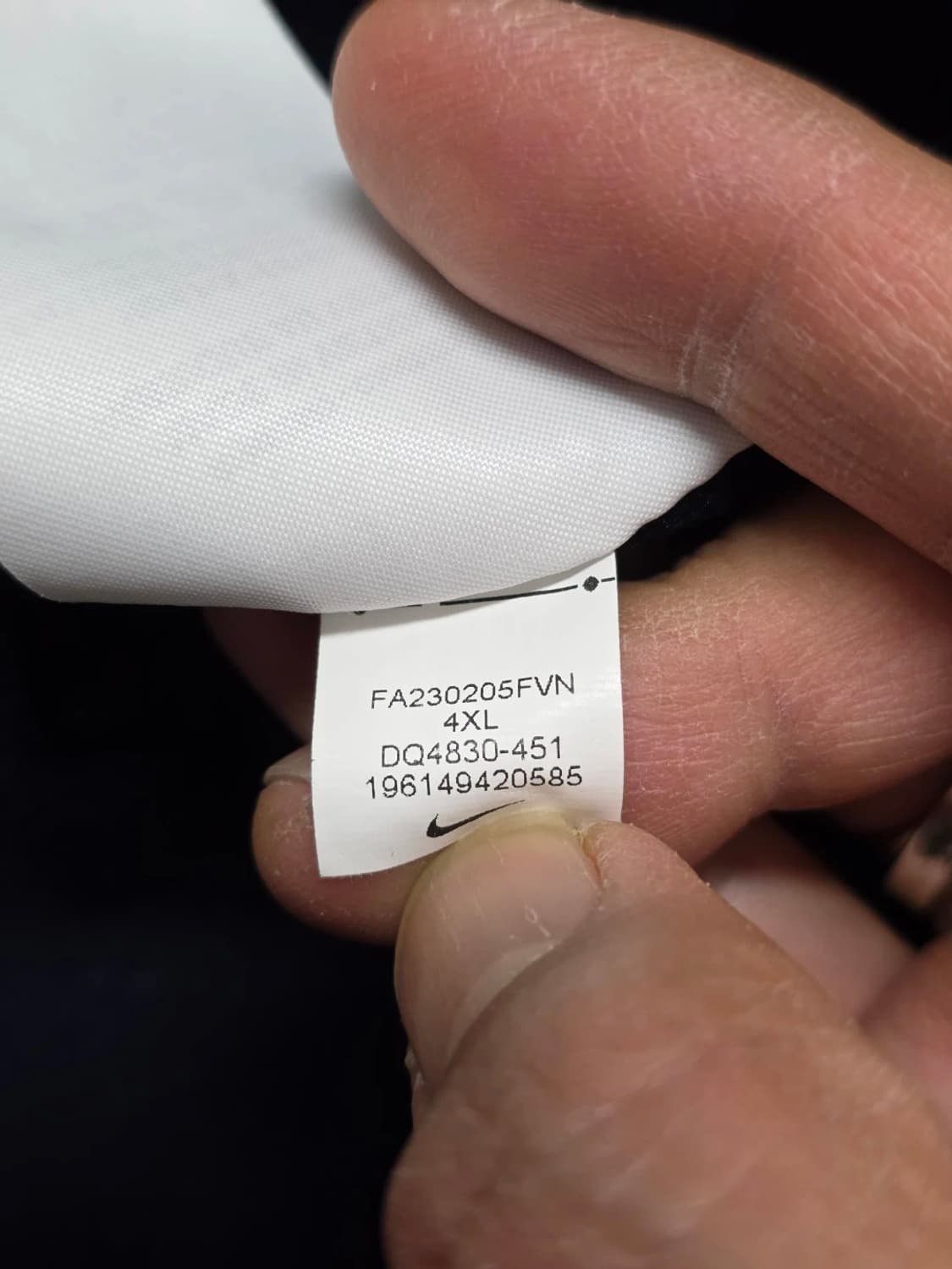 나이키 써마핏 기모 후드 집업 트레이닝 자켓 4XL 상품이미지10