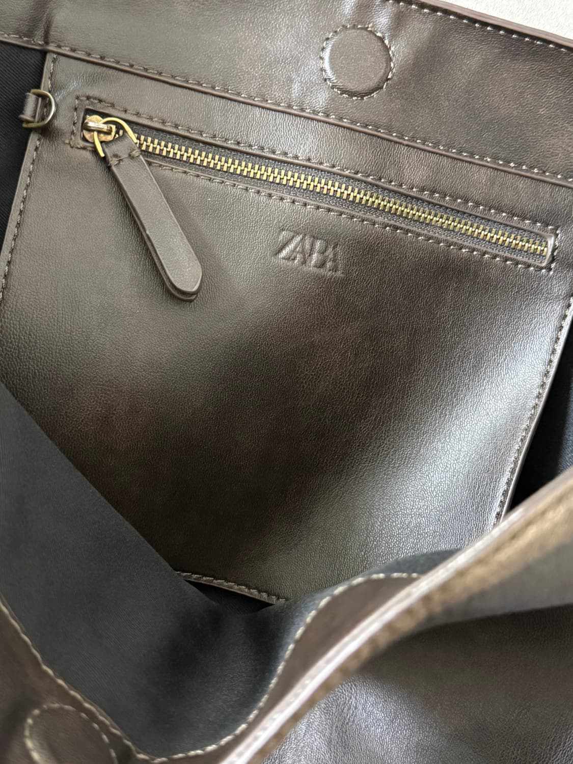 자라 비건레더 숄더/크로스백 가방 상품이미지4