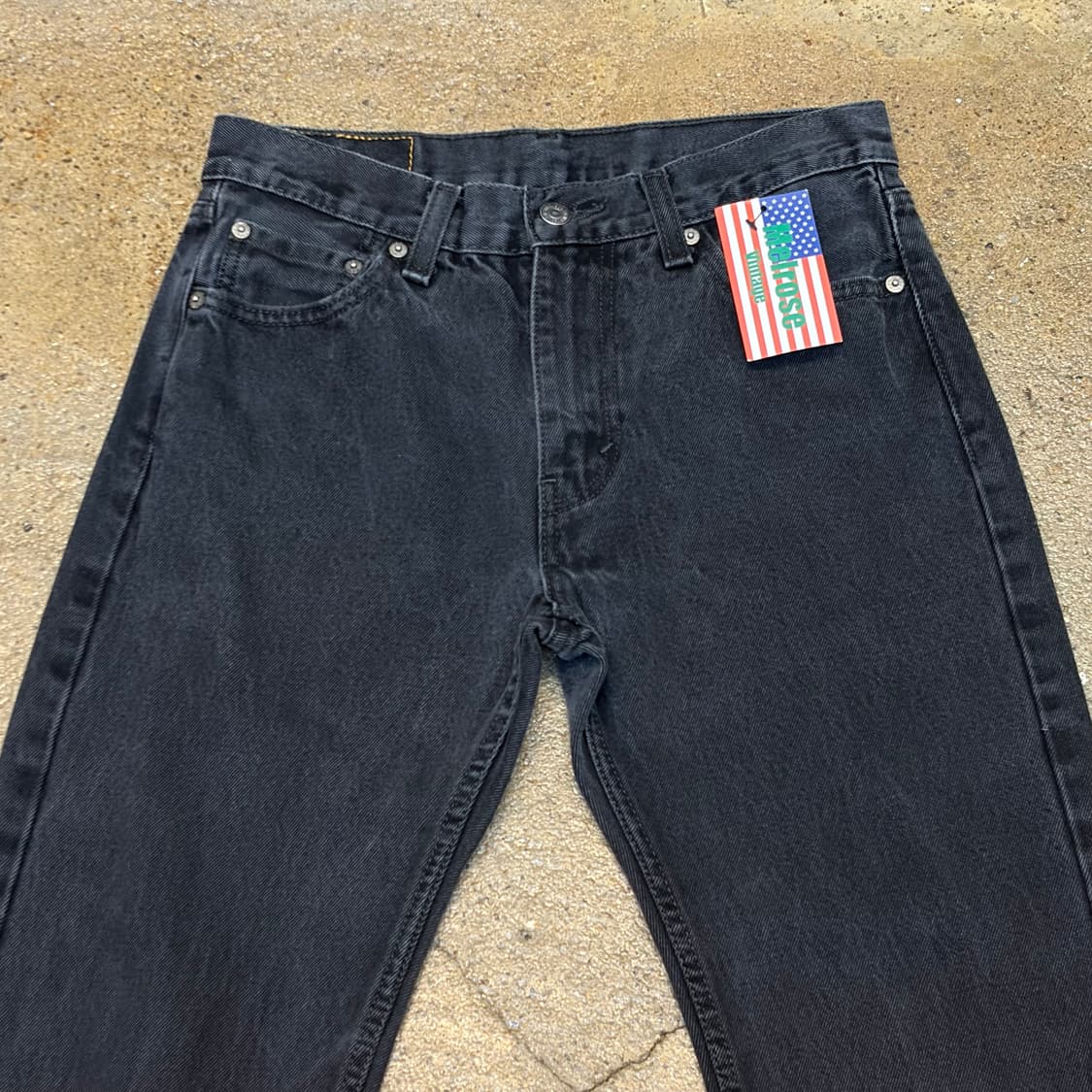 미국 빈티지 리바이스 505 블랙진 청바지 상품이미지2
