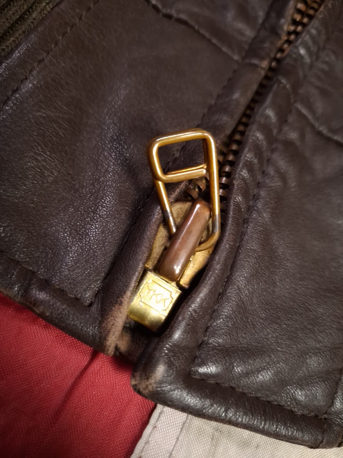 빈티지 미해군 TYPE 리얼레더 G-1 항공점퍼 상품이미지4