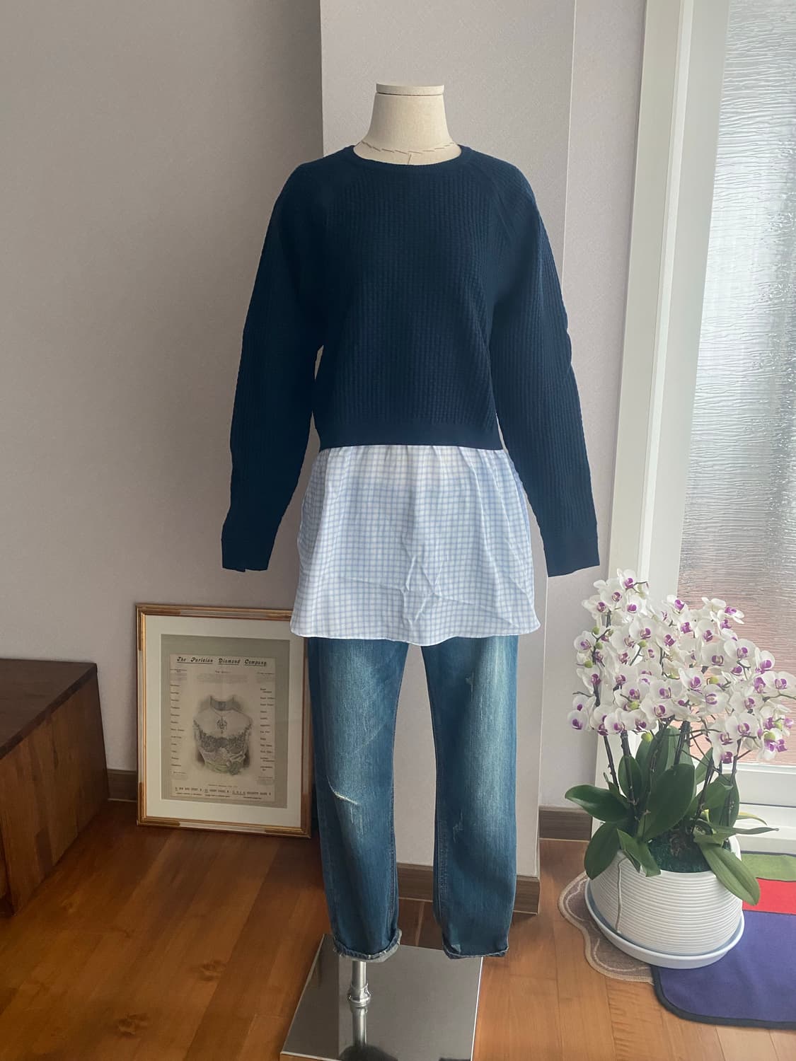 CLUB MONACO 클럽모나코 레이어드스타일 니트(M) 상품이미지1