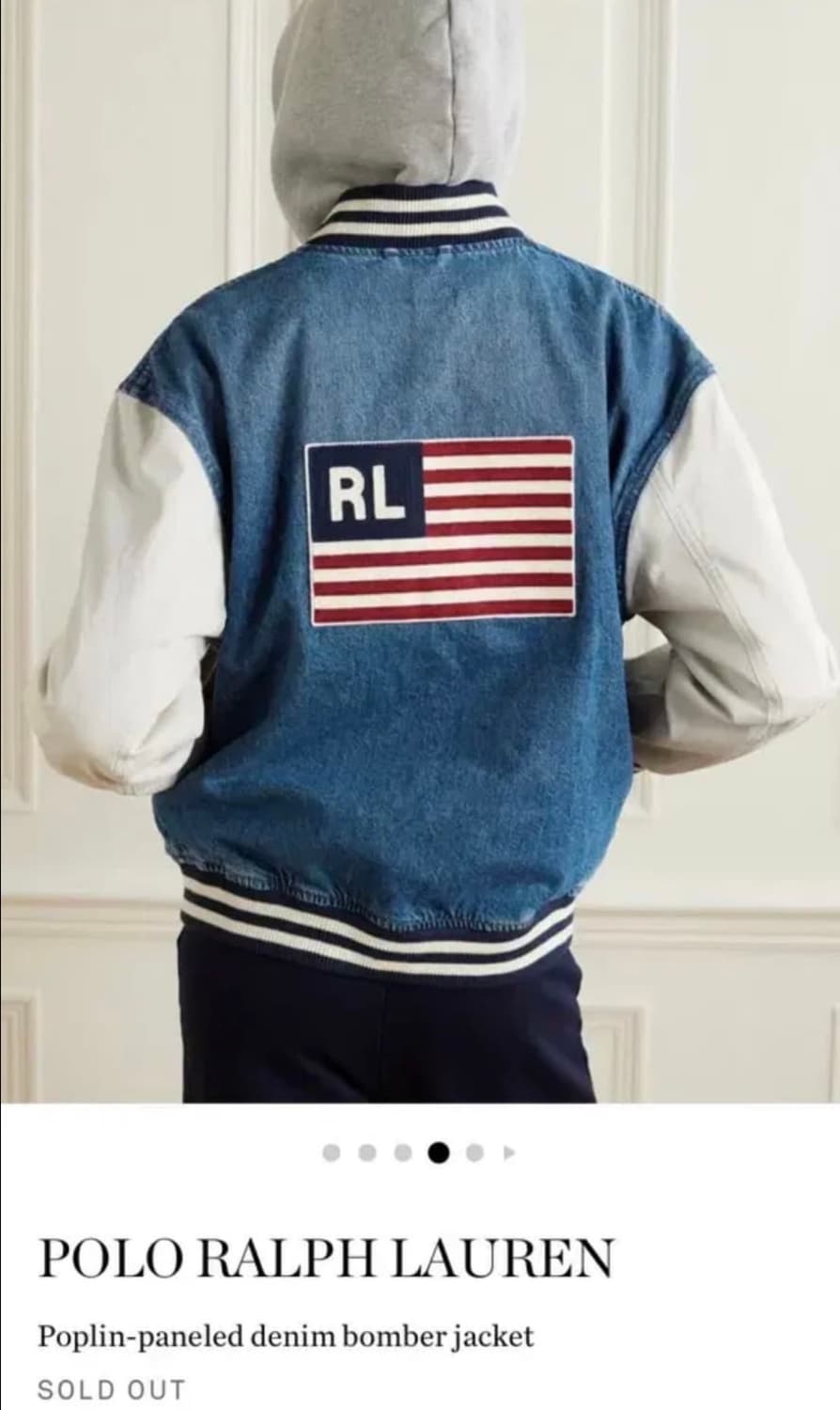 폴로랄프로렌 플래그 데님 봄버 자켓 상품이미지4