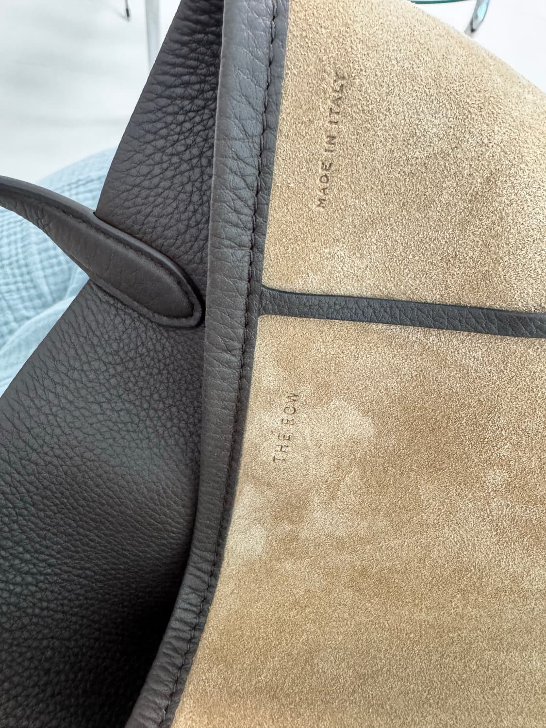 더 로우 파크백 미디엄 새상품 딥브라운 상품이미지8