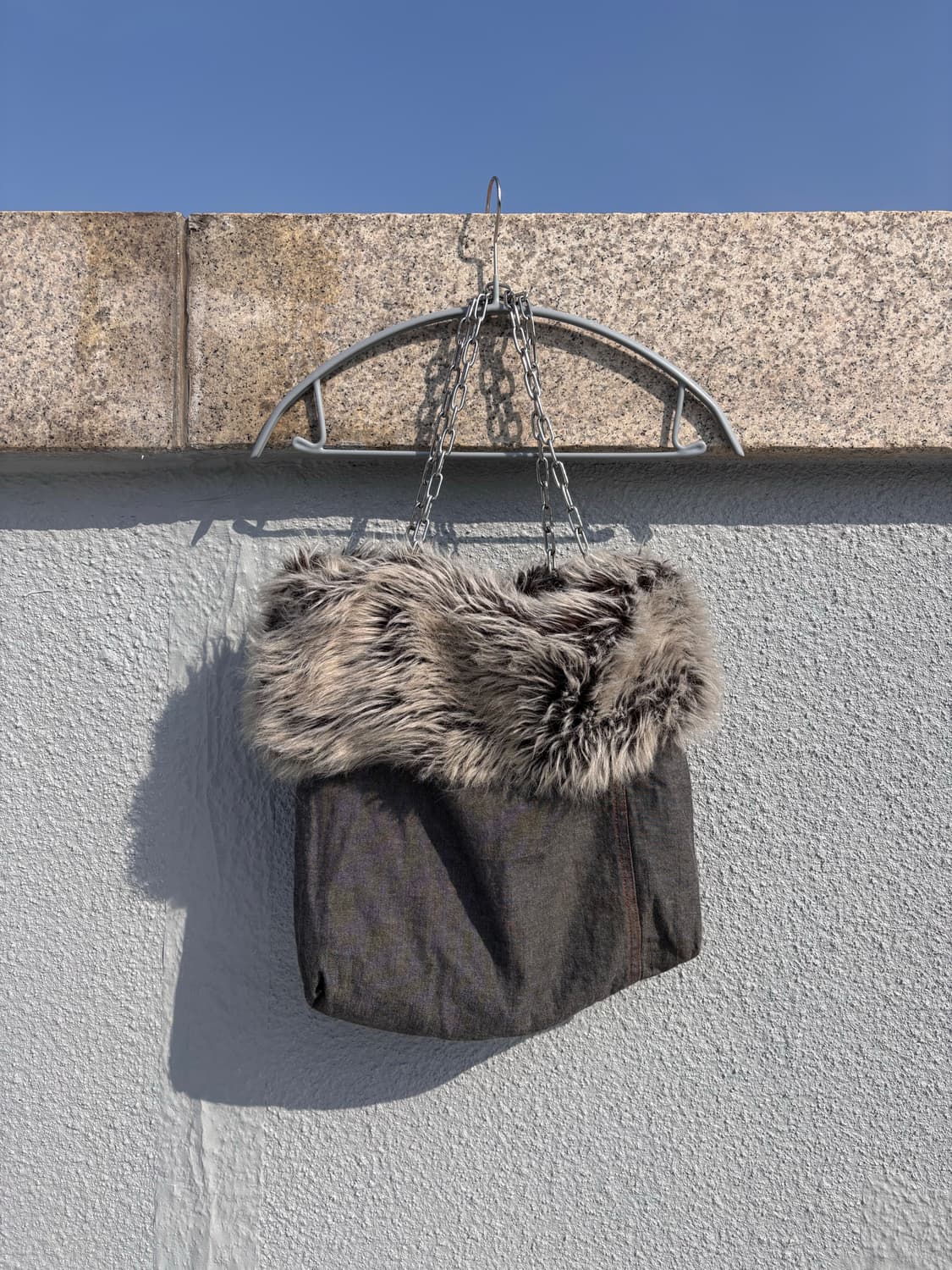 갸루 퍼 포인트 데님 체인 백 상품이미지1