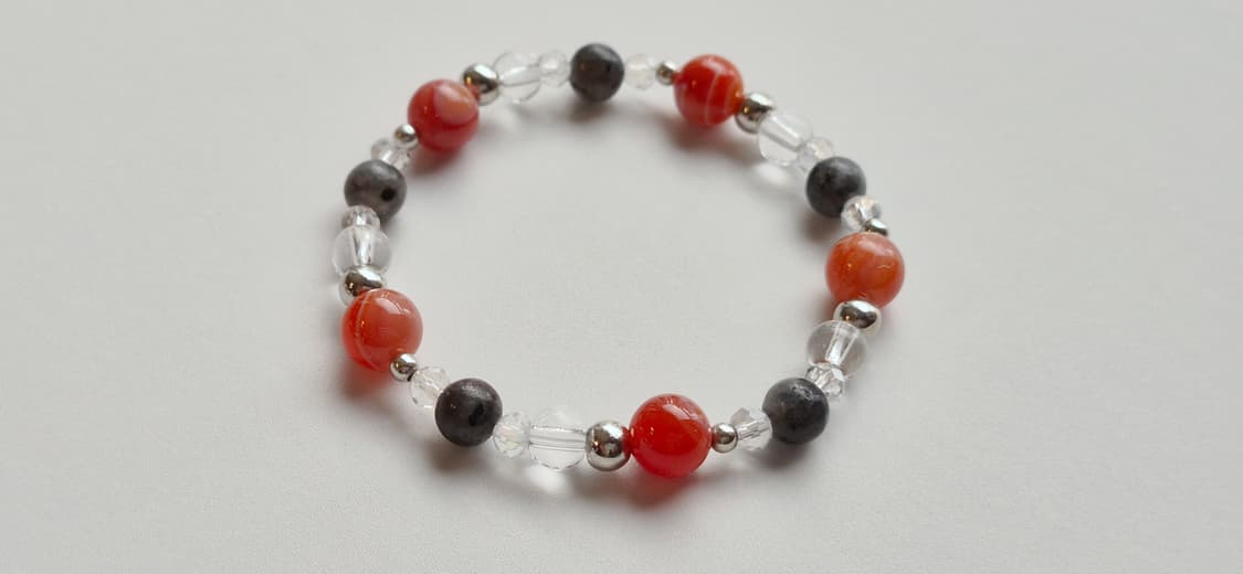 천연원석 팔찌 핸드메이드 래브라도라이트 칼세도니아 크리스탈  상품이미지7