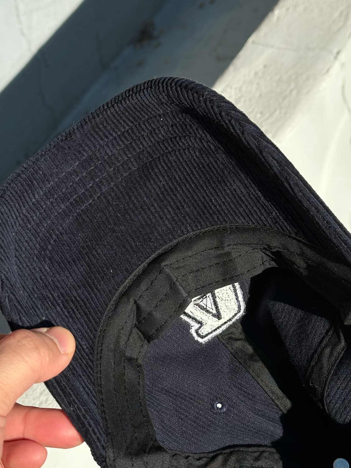 [F] 어버브 코듀로이 네이비 볼캡 모자 상품이미지5