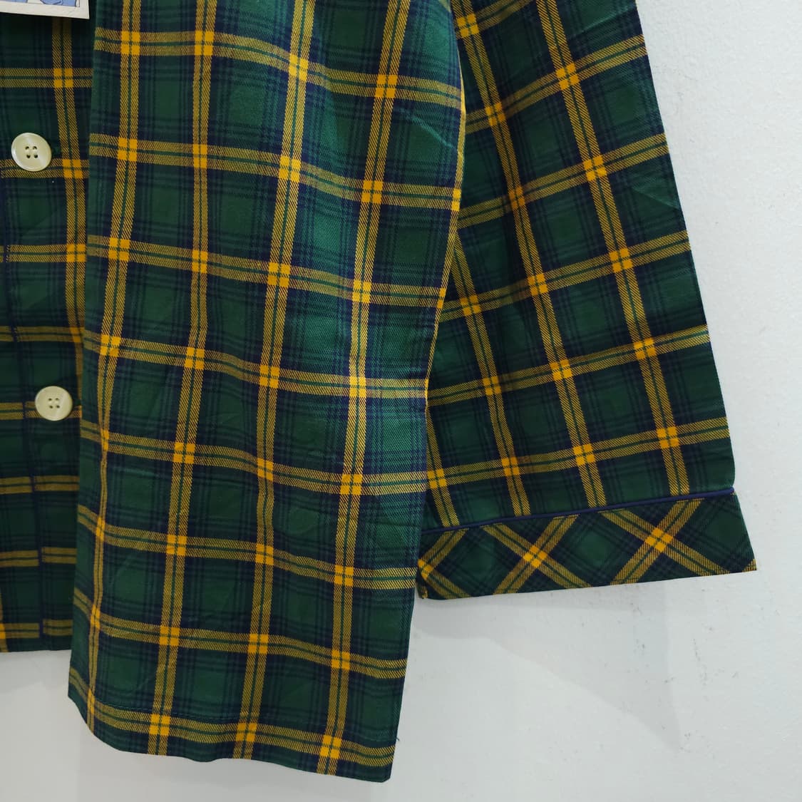 JPN 아놀드파마 그린체크 파자마세트 상품이미지6