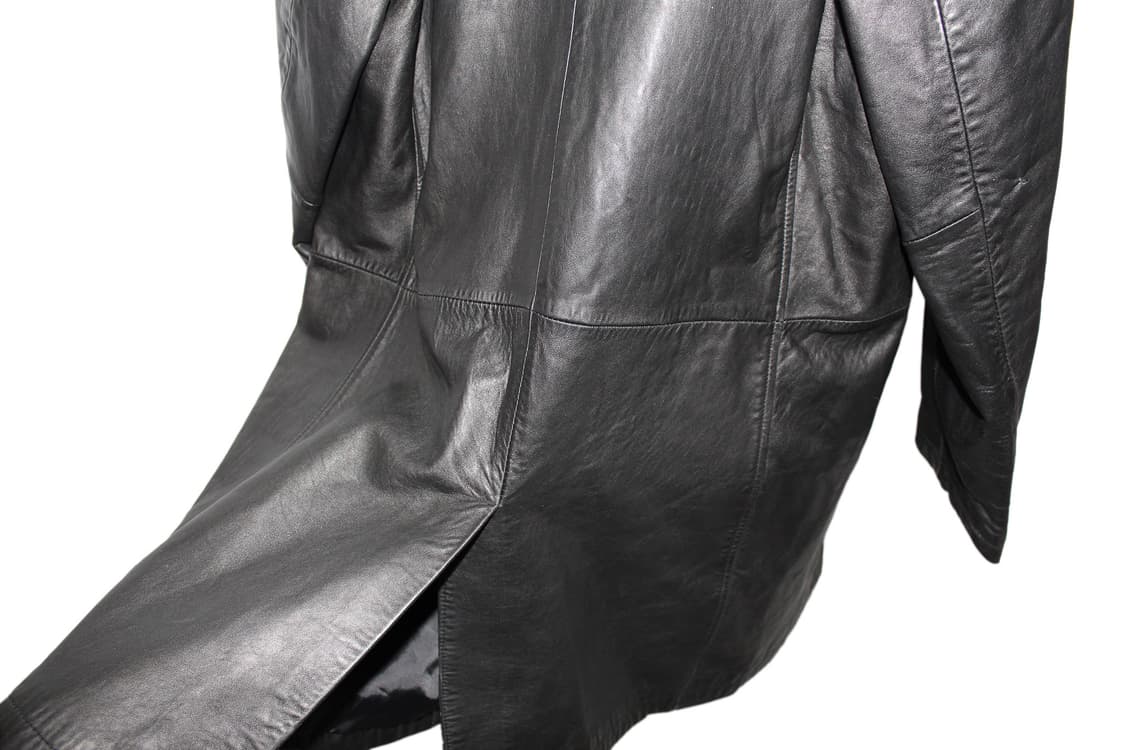 1990s 바나나리퍼블릭 카우레더 코트 상품이미지9