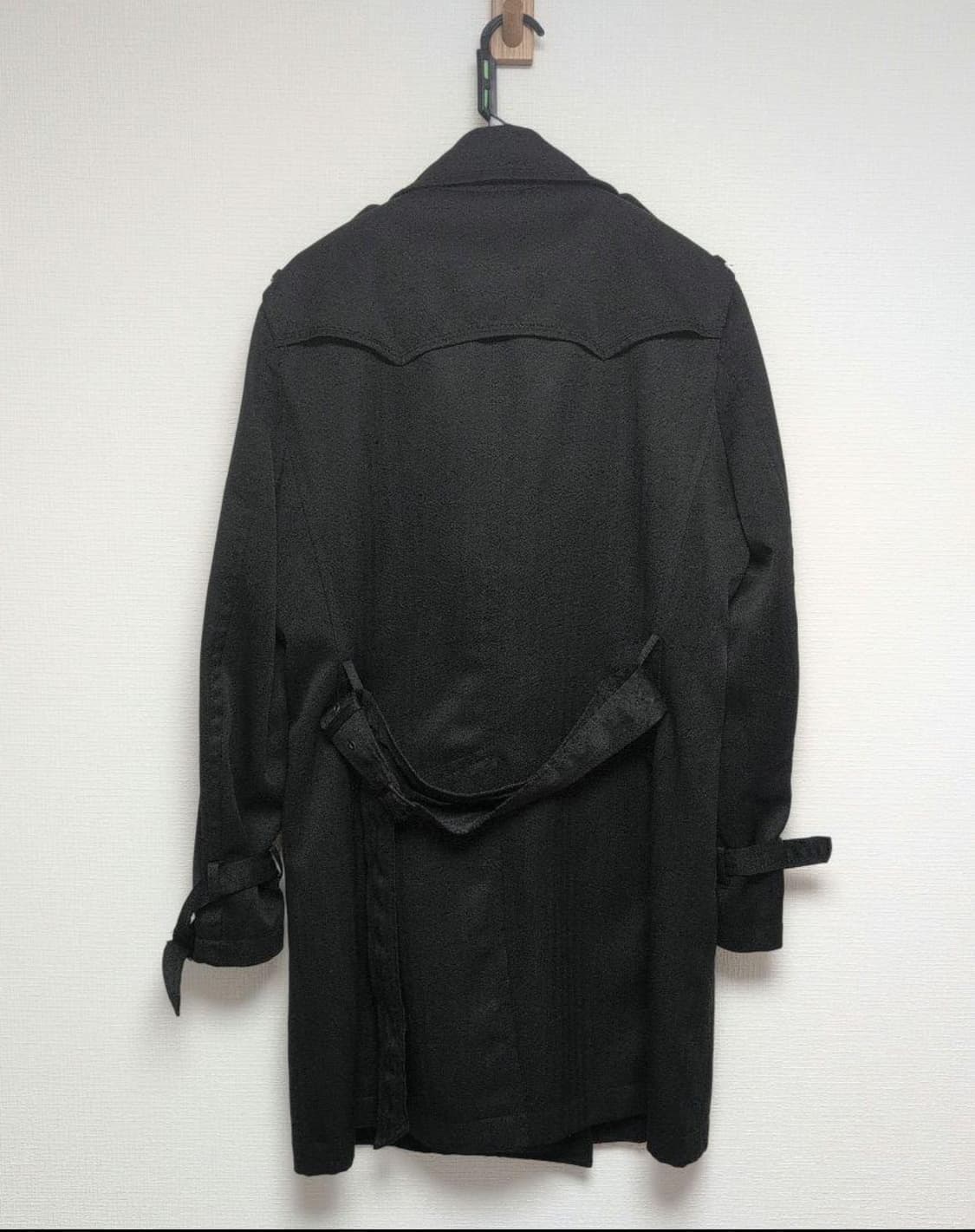 Comme ca ism 트렌치 코트 블랙 상품이미지2