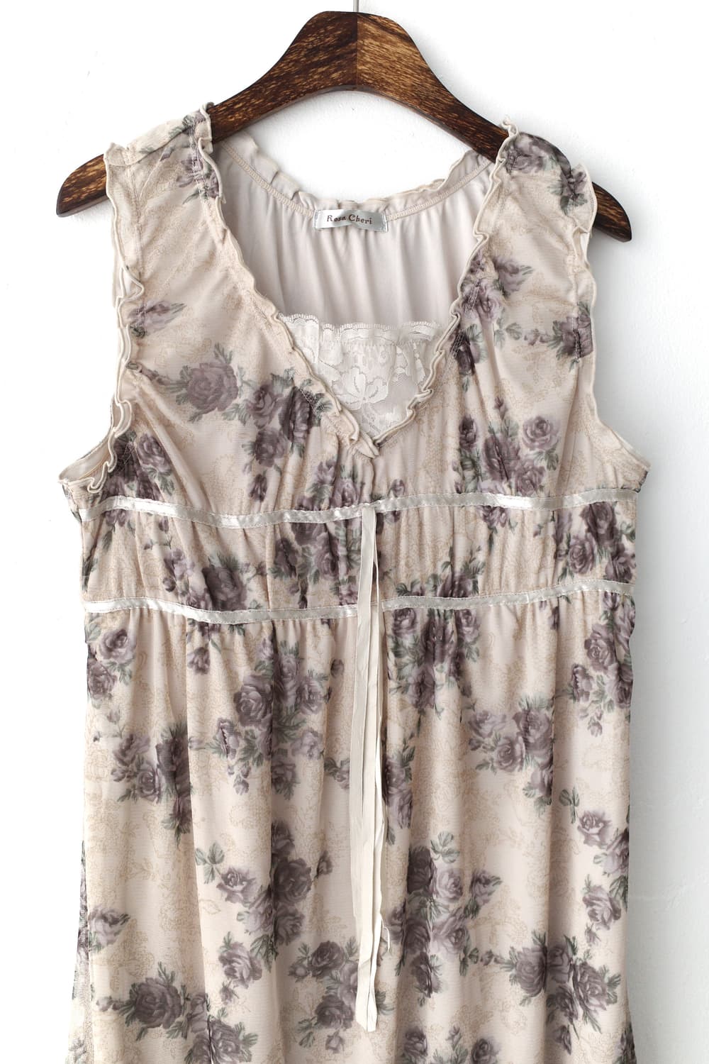 flower lace sleeveless dress  상품이미지3