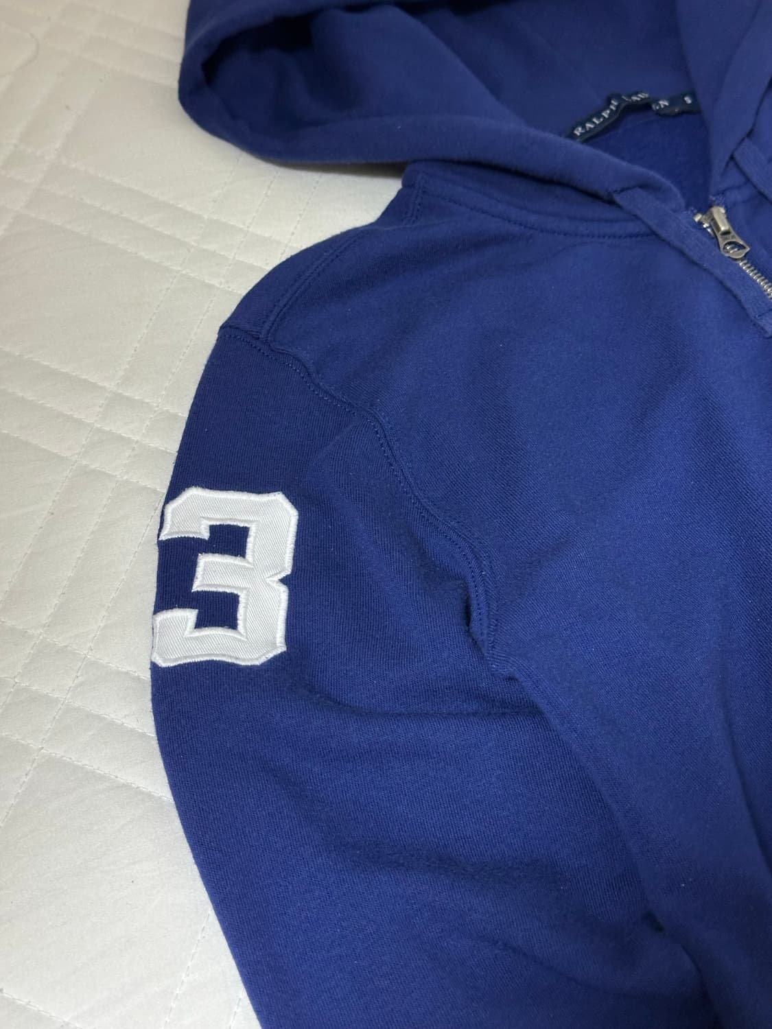 폴로 랄프로렌 빅포니 블루 후드집업 상품이미지3