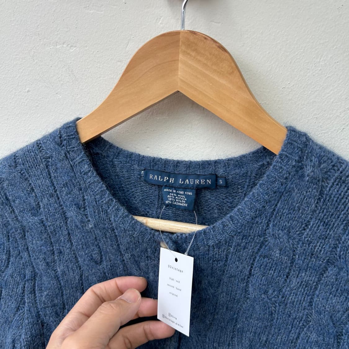 16521 - 폴로 랄프로렌 케이블 울 가디건 (캐시미어 혼방) 상품이미지3