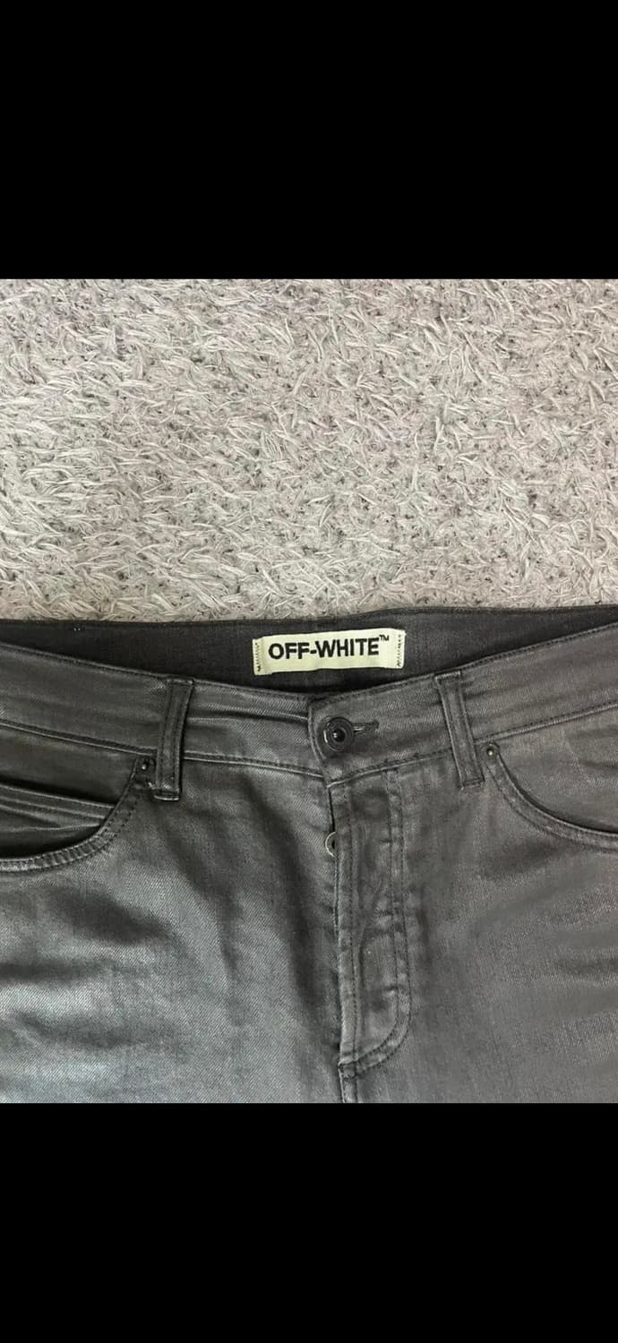 [36]106.오프화이트 코팅진 블랙 (Offwhite denim) 상품이미지4