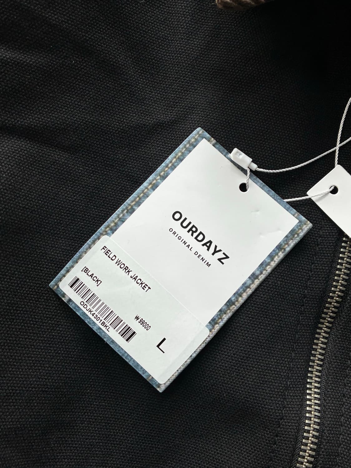 (새상품)(L) 아워데이즈 필드 워크 자켓 [BLACK] 판매 상품이미지10