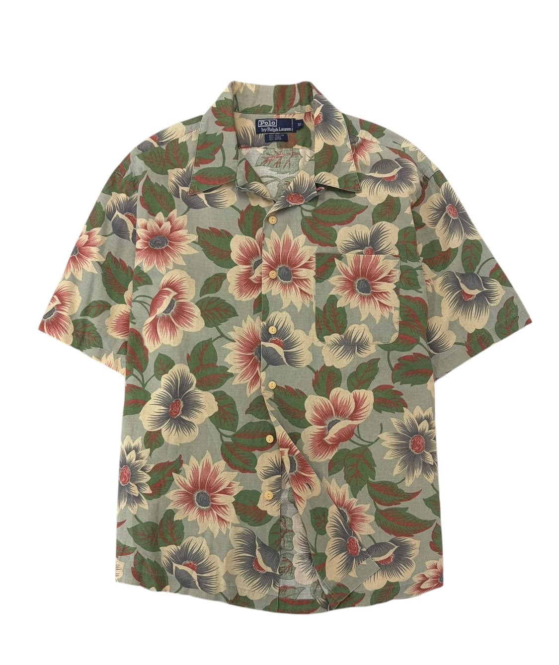 00s 폴로 린넨 하와이안 셔츠 (XL)  상품이미지1