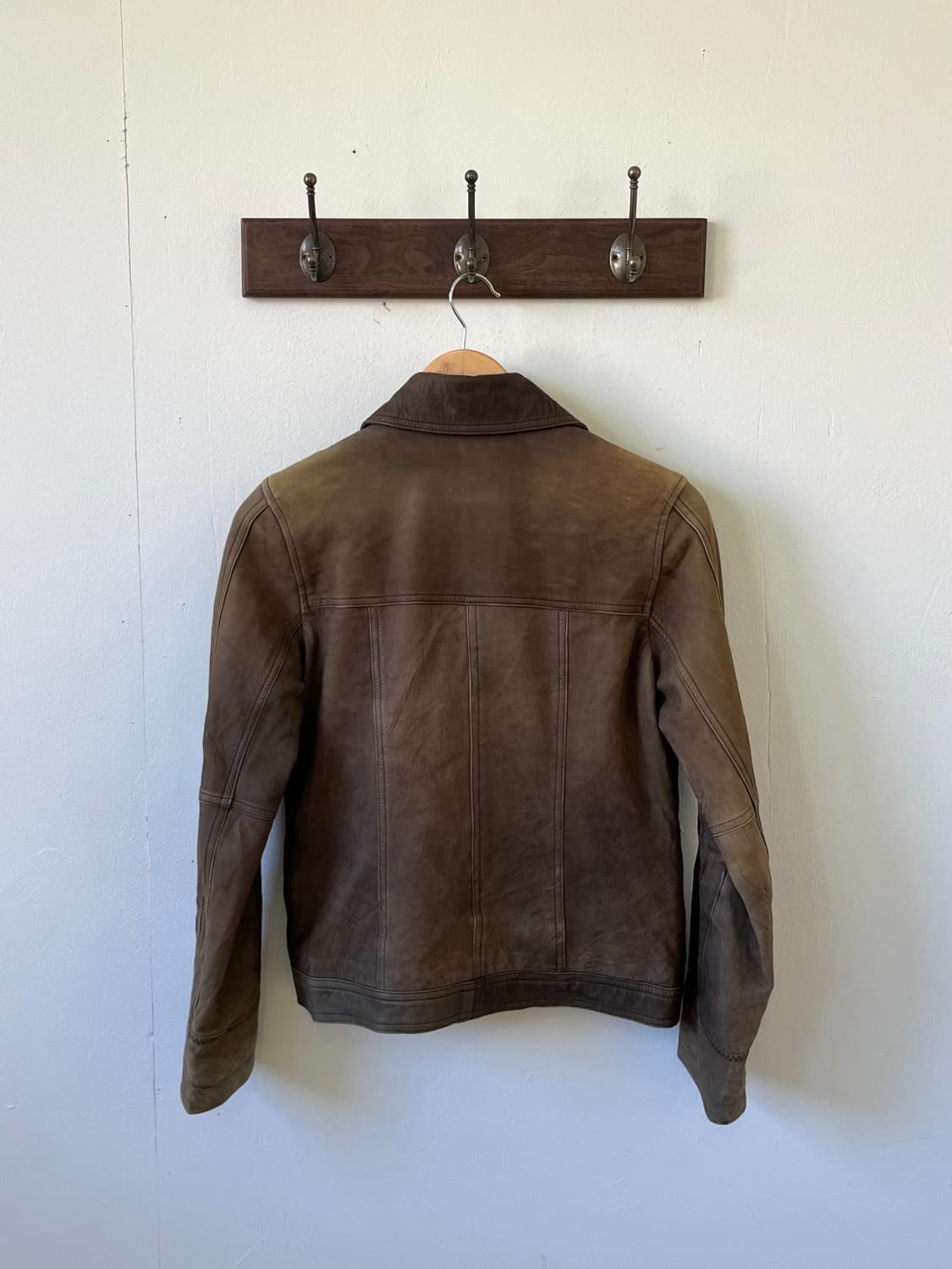 Miss ALICE 올리브카이 레더 자켓 상품이미지3