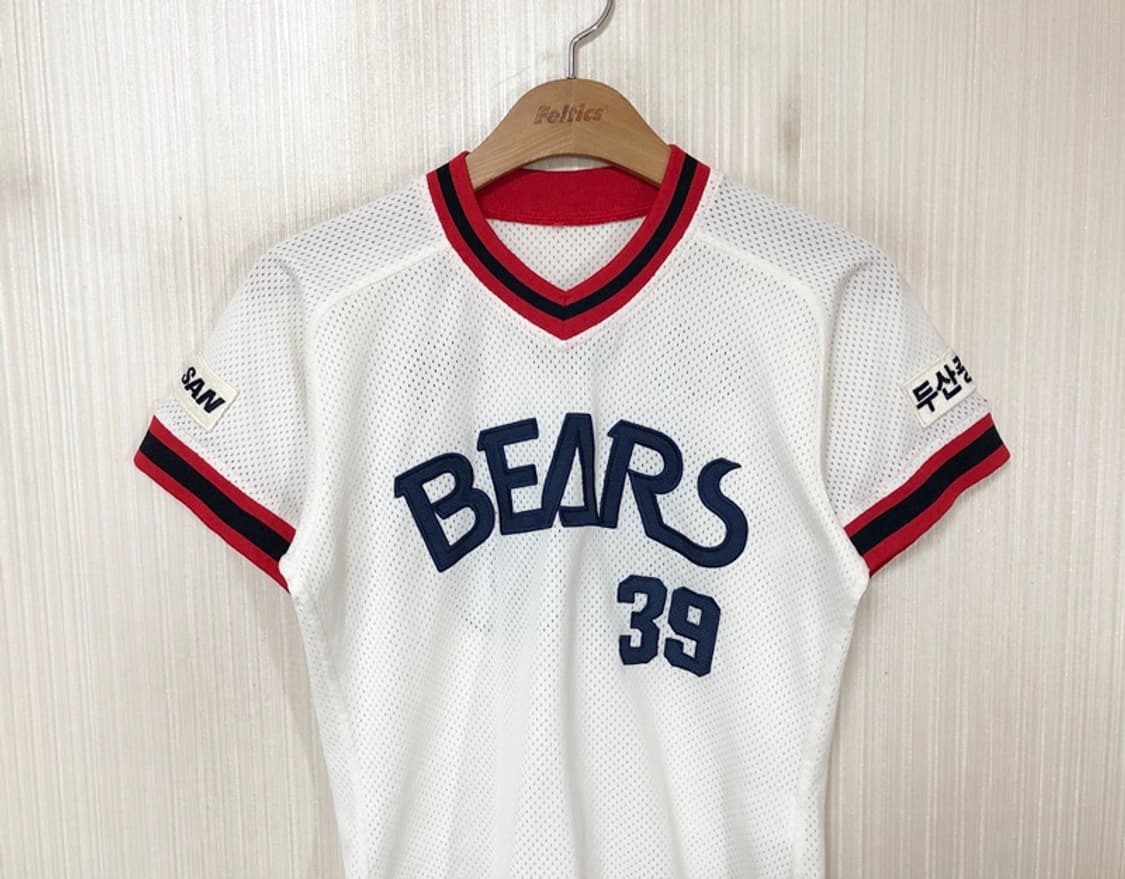 KBO 위팬 두산베어스 올드 홈유니폼/져지 75 #39 이종욱 상품이미지2