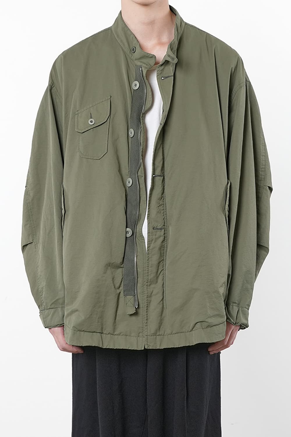 [M] 이얼즈어고 워시드 코튼 드릴 랜드 파카 V.3 (카키) 상품이미지1