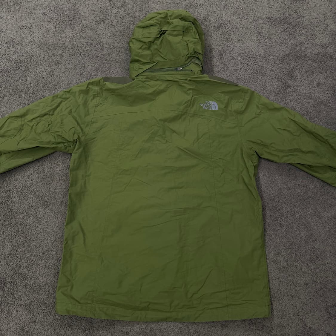 [정품/XL] 노스페이스 하이벤트 후드 야상 카키 바람막이 자켓 상품이미지4