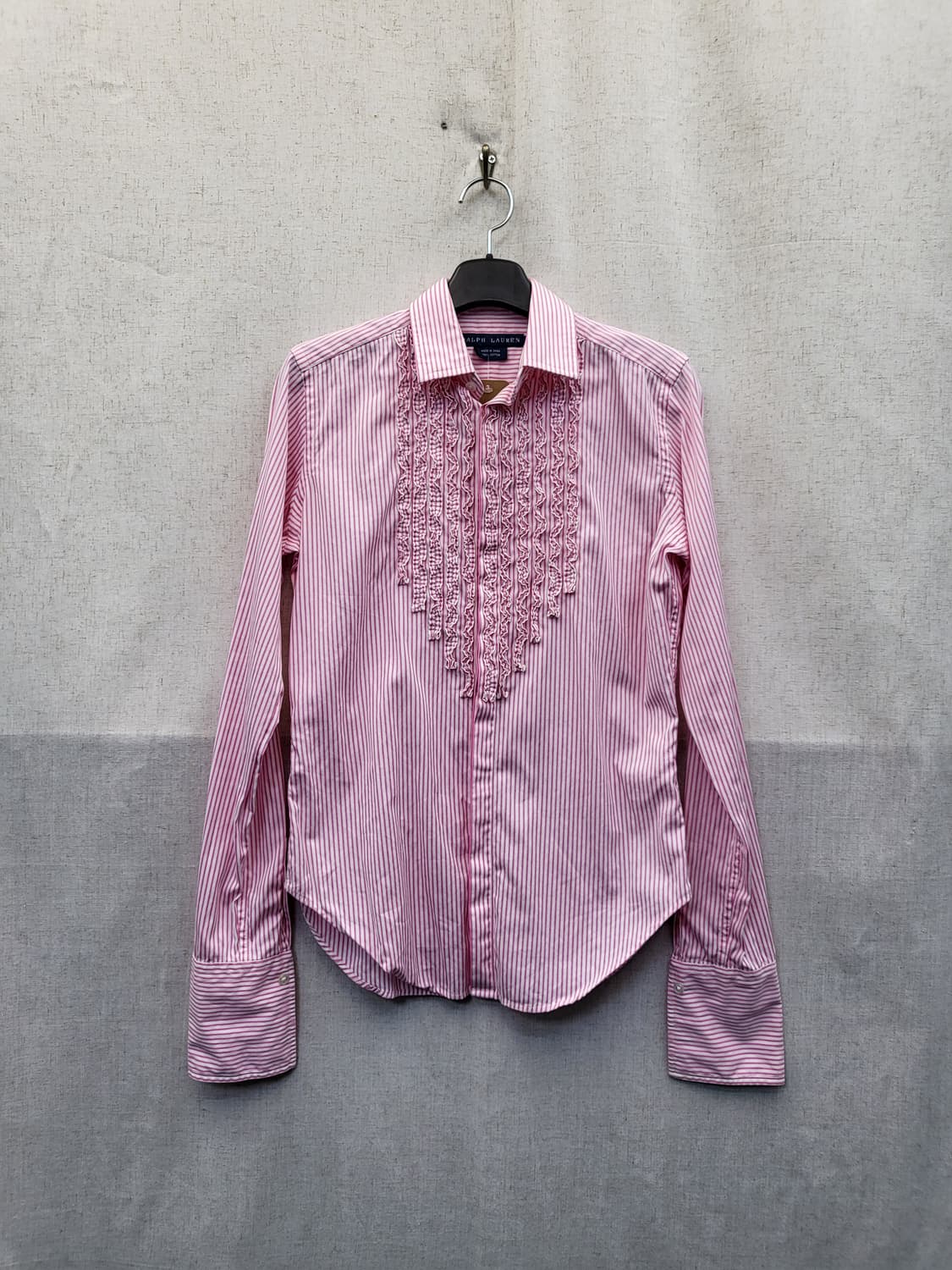 랄프 로렌 프릴 스트라이프 셔츠 상품이미지1