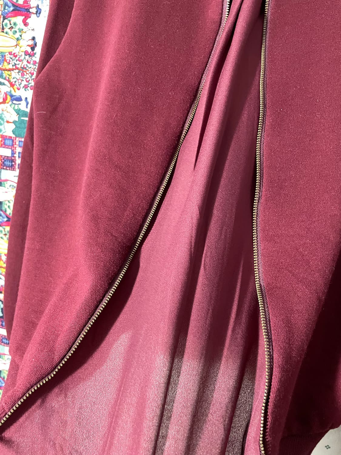 JPN vtg back zip hoodie 상품이미지8