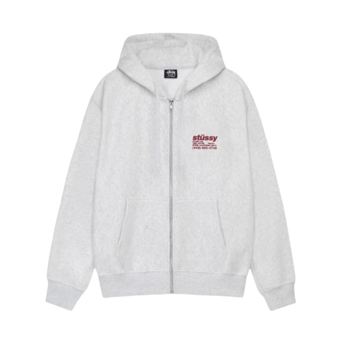 스투시 DNA 후드집업 애쉬헤더 (M) 상품이미지2