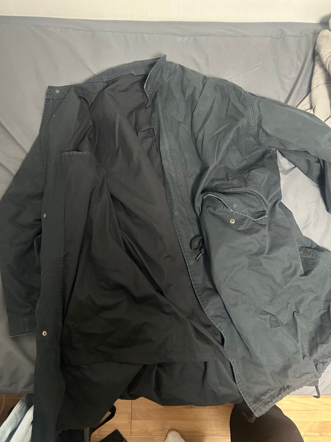 무탠다드 검정색 야상 2xl 사이즈 팝니다 상품이미지3